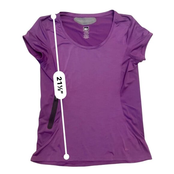 Athleisure Top Mesh Insert Zippered Pocket - Women's S REI Hiking running - Picture 3 of 6